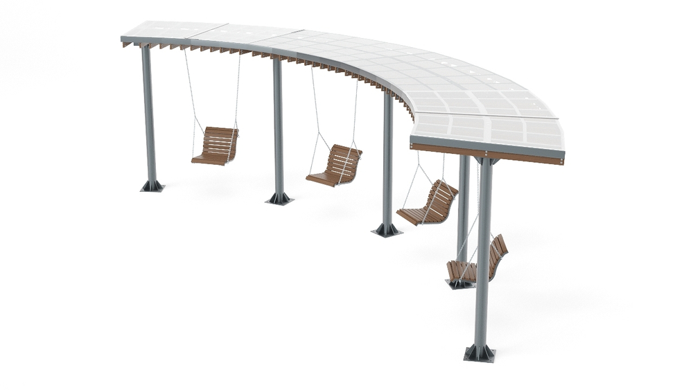 Навес с качелями SK00333