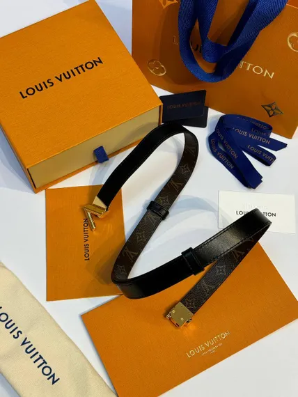 Ремень Louis Vuitton GO-14 чёрный