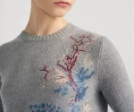 Свитер с вышивкой Dior Pine Tree из 100% кашемира