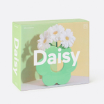 Ваза для цветов daisy, 20 см, зеленая