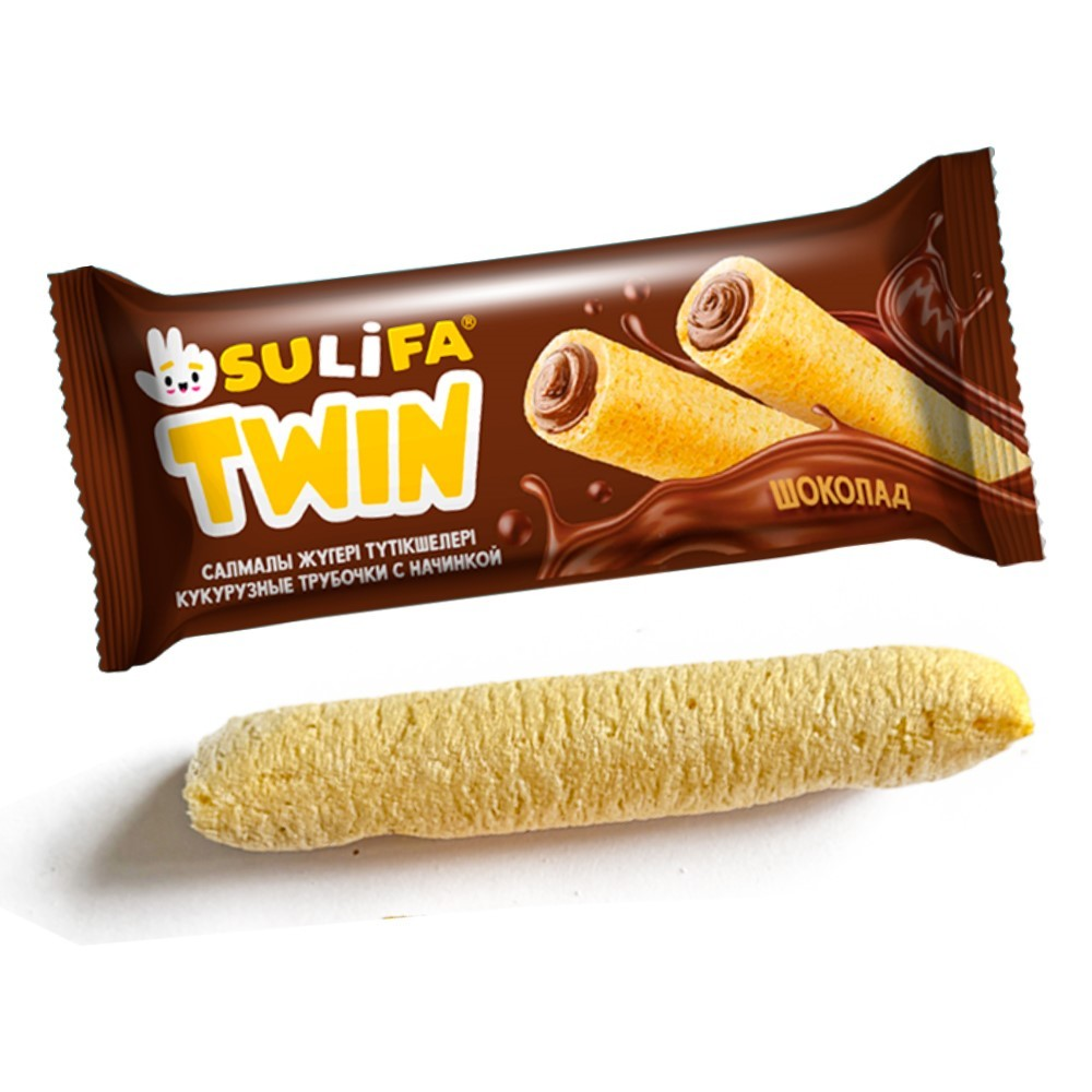 Кукурузные трубочки Suli FA  шоколад 18 гр