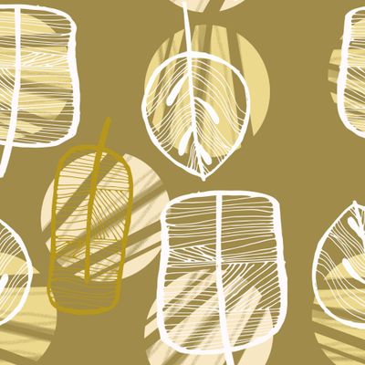 Листья абстрактные