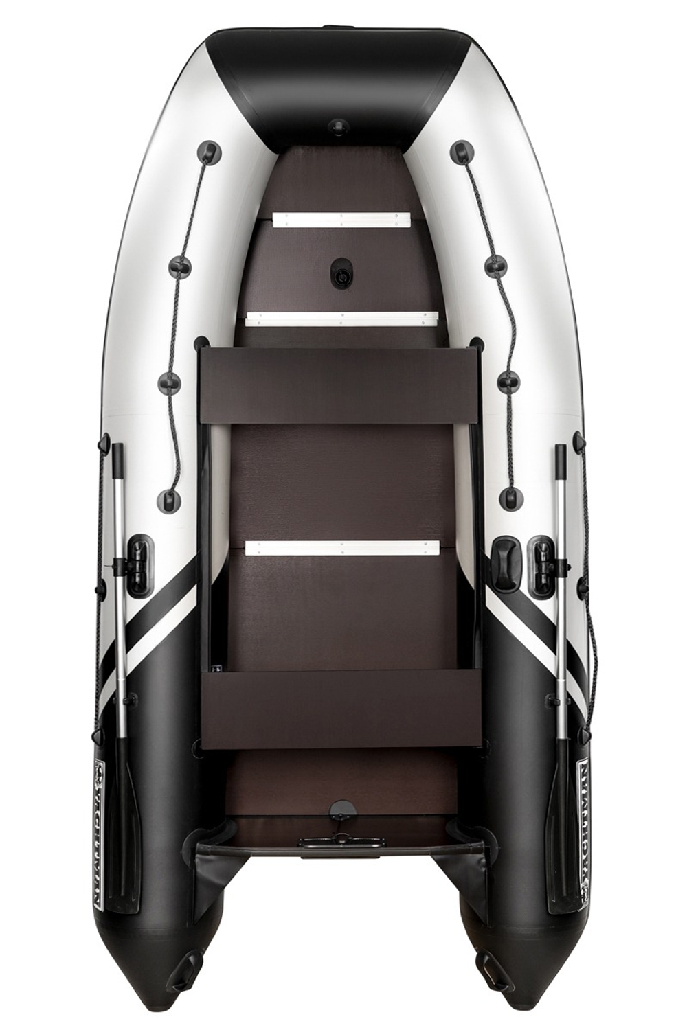 YACHTMAN-300 СК (Яхтман) белый-черный (лодка ПВХ под мотор с усилением)