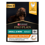 Сухой корм PRO PLAN EVERYDAY NUTRITION для взрослых собак мелких и карликовых пород курица 700 г