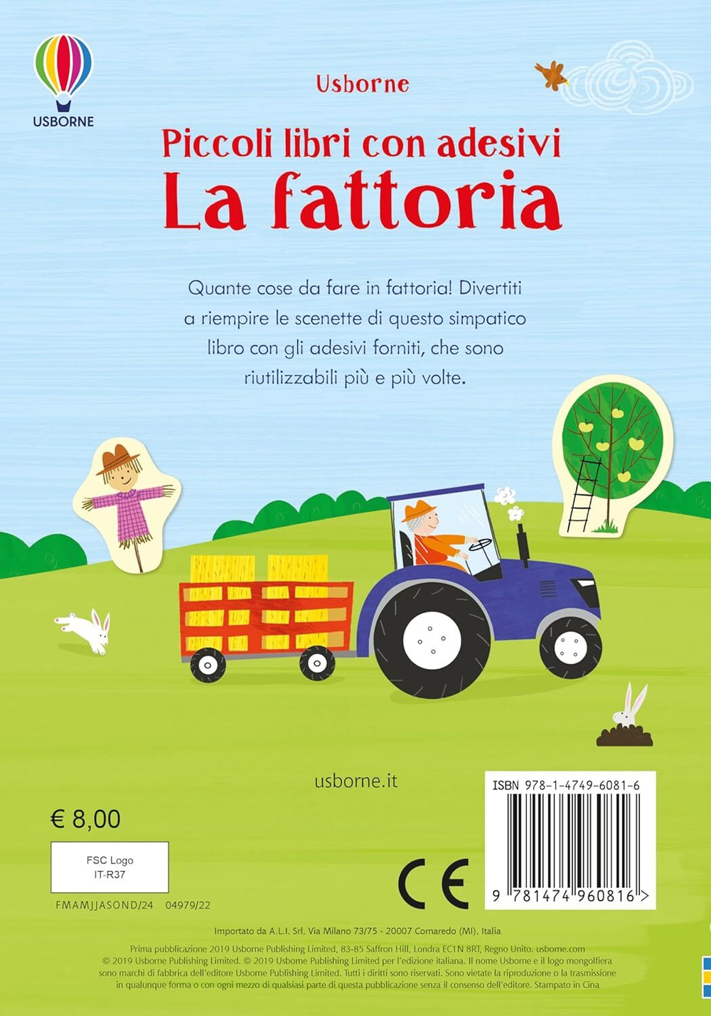 La fattoria. Piccoli libri con adesivi. Ediz. a colori