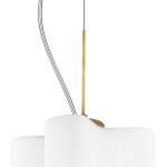 802115 Подвес NUBI LEGNO 1х40W E27 СВЕТЛОЕ ДЕРЕВО/БЕЛЫЙ