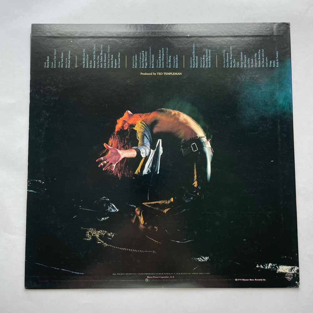 Винтажная виниловая пластинка LP Van Halen (Япония 1978) (Без Оби)
