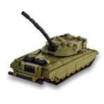 Пластмассовая игрушечная военнная машина "Танк" (25*11*8 см), сетка
