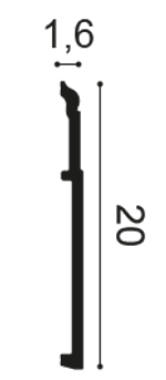 Плинтус SX156