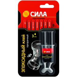 Эпоксидный клей СИЛА SEBL1-6 6 мл в шприце