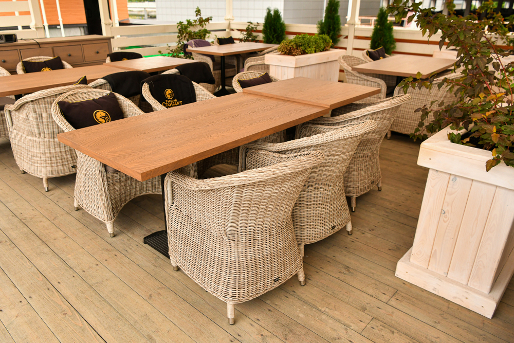 "Равенна" плетеное кресло из искусственного ротанга, цвет бежевый