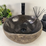 Раковина из речного камня RS-64977 40*34*15 0860