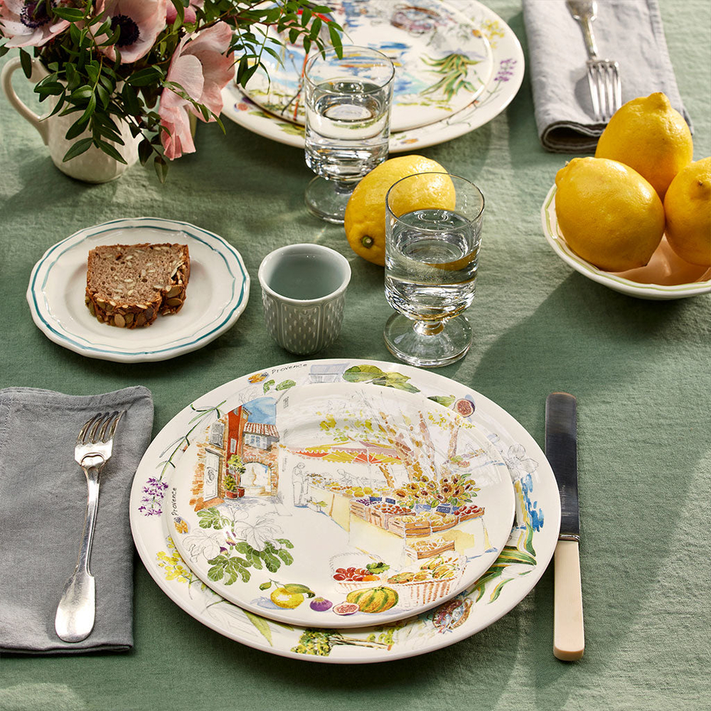 Набор десертных тарелок Provence (22 см), 4 шт.