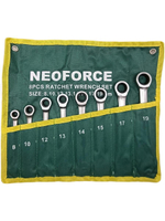 Набор ключей комбинированных трещоточных 8 предметов