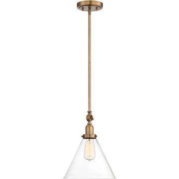 replica light Drake 1 Light 10 inch Warm Brass Pendant Ceiling Light