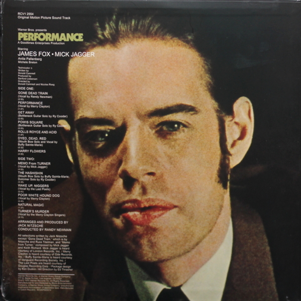 Soundtrack / Performance (Original Motion Picture Soundtrack)(LP)