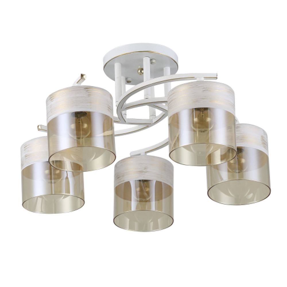 Люстра Rivoli   9081-305 5 * Е27 40 Вт модерн