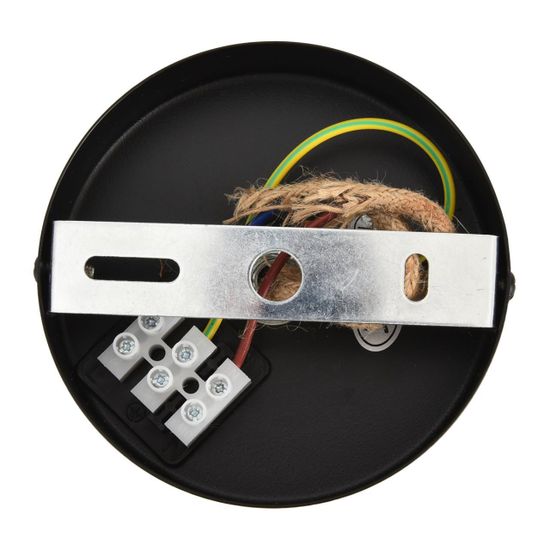 8366/1A ECO LN черный/серый/бежевый, бетон/металл/джутовый шнур Подвес E27 LED 10W 220V BOHO