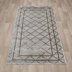 Ковер NIRVANA 1.2*1.7 дизайн B0825A L.BROWN/CREAM