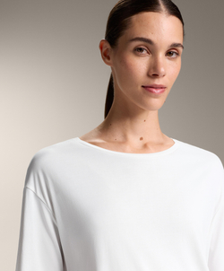 Oysho Футболка из модала с короткими рукавами, белый