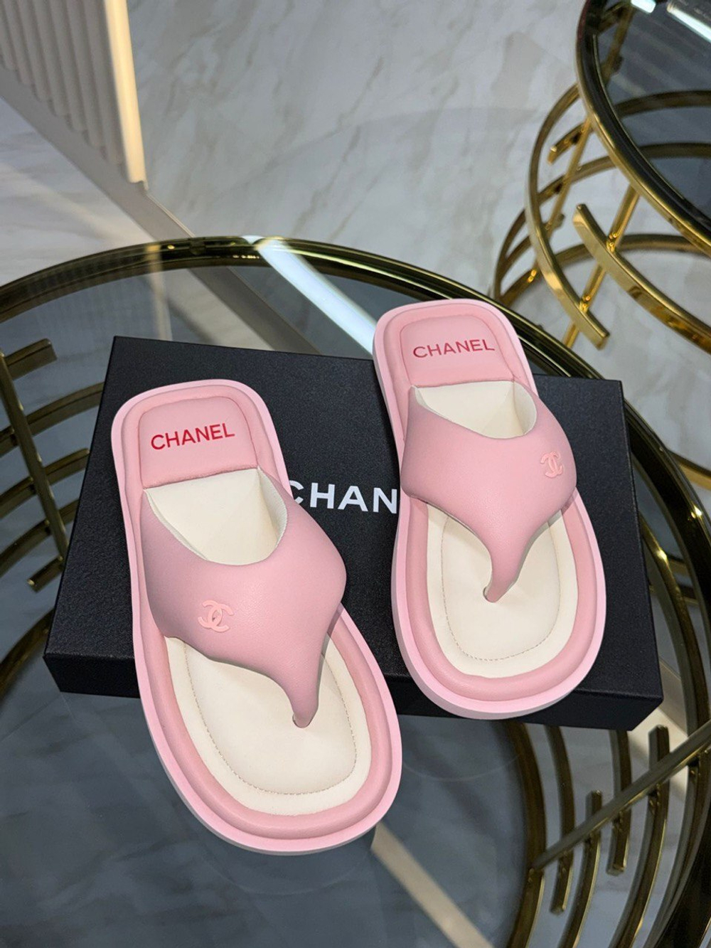 Шлепанцы CHANEL