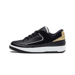 Кроссовки Air Jordan 2 Retro Low 'Black Metallic Gold' DX4401‑001