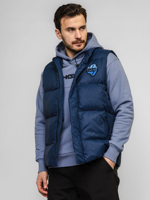 Жилет "НОХО" утеплённый, унисекс, цвет "Полярная ночь"