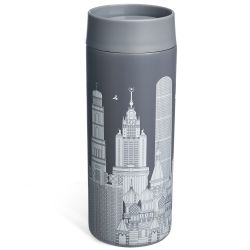 ТЕРМОКРУЖКА CITY 350 МЛ, КОЛБА НЕРЖ.СТАЛЬ 18/10