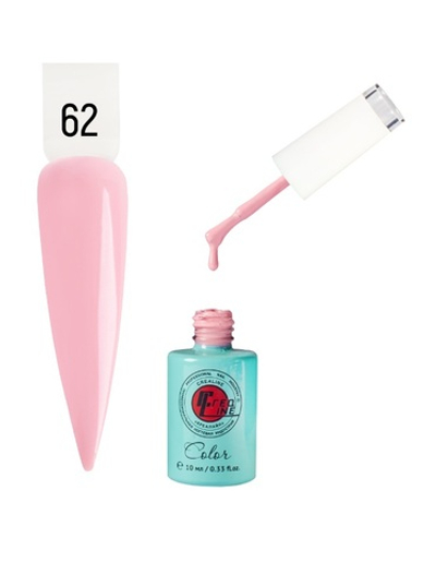 CreaLine Гель-лак UV тон 062 Бледно-розовый 10 мл