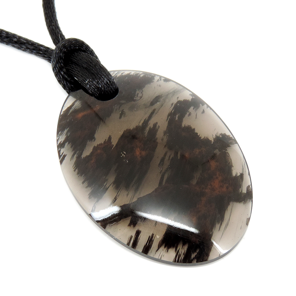 Кулон "Медея" обсидиан прозрачный асс.