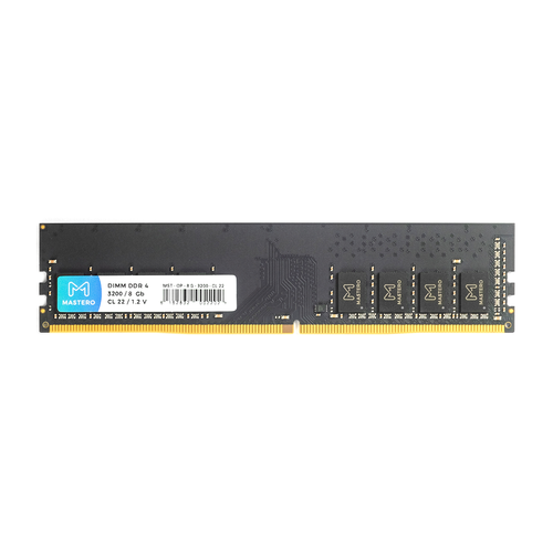 Память Mastero DDR4 DIMM 8Гб, 3200МГц, CL22, Retail, 1.2В (MST-OP-8G-3200-CL22)