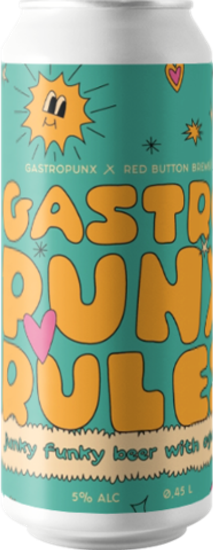 Пиво Рэд Баттон Гастро Панкс Рулс / Red Button Gastro Punx Rules 0.45 - банка