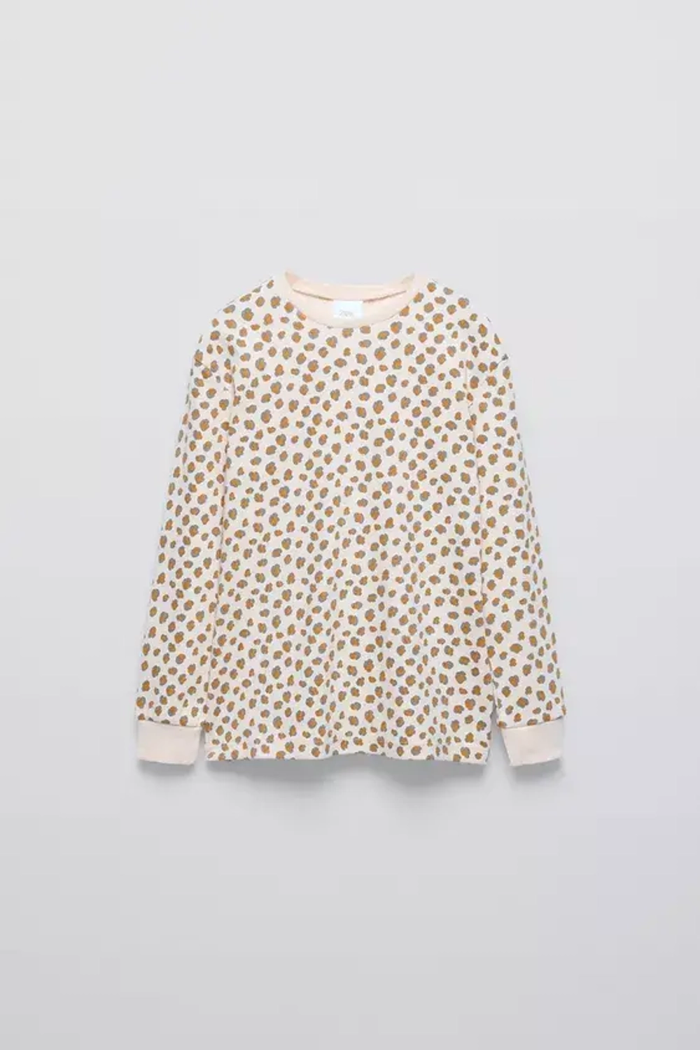 ZARA ПИЖАМА С АНИМАЛИСТИЧЕСКИМ ПРИНТОМ, РЫЖЕВАТО-КОРИЧНЕВЫЙ