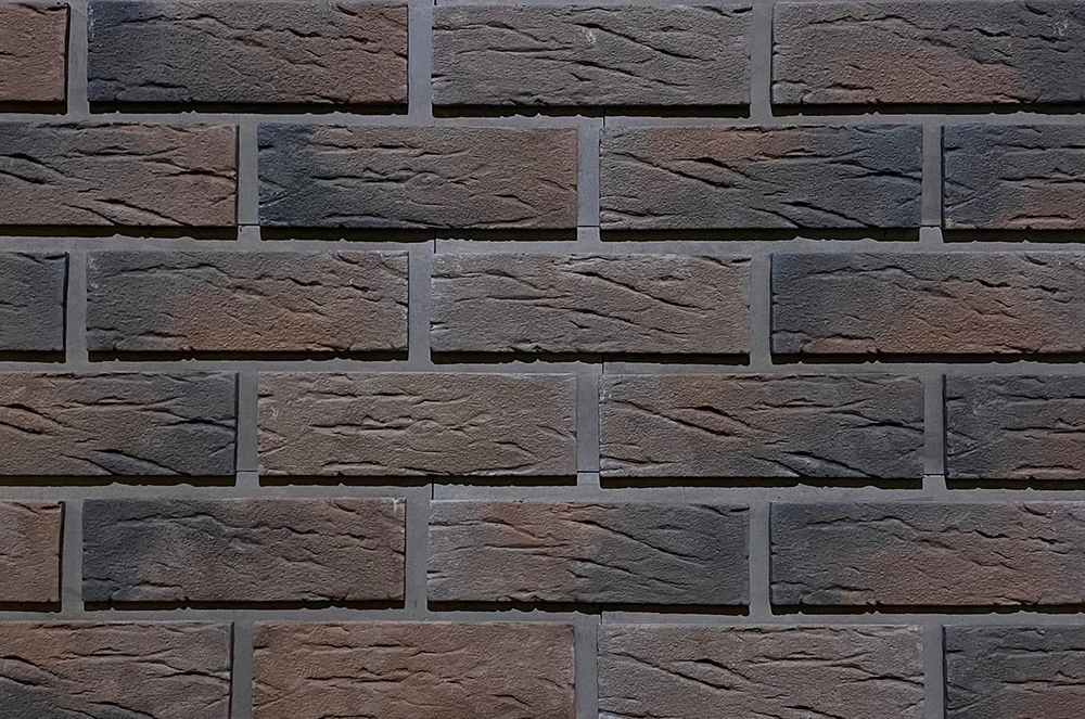 Навесной декоративный камень Каньон, коллекция Клинкер