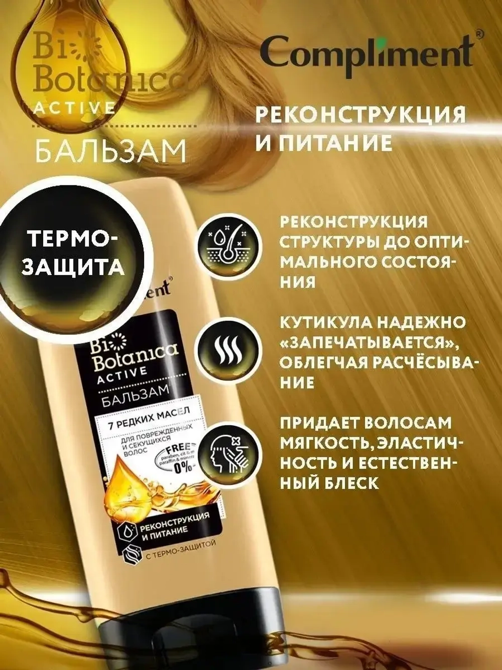 Бальзам для поврежденных и секущихся волос