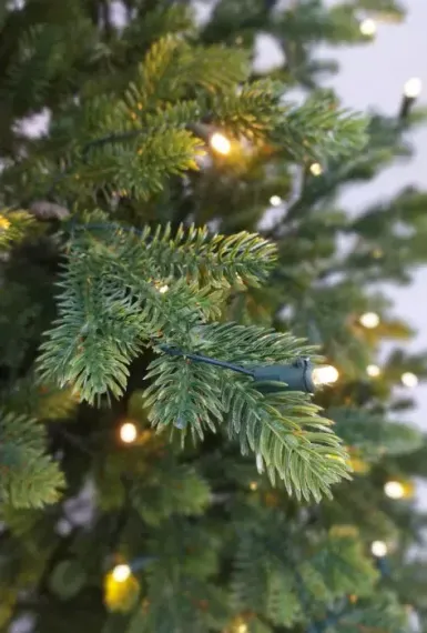 Ель Городская, 100% литая хвоя, 200 ламп, 185 см., Black Box (74545)