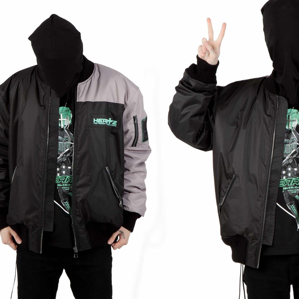 Купить Бомбер Heartz Type-A Flight Jacket Monochrome Черный Бомбер Heartz Type-A Flight Jacket Monochrome Черный