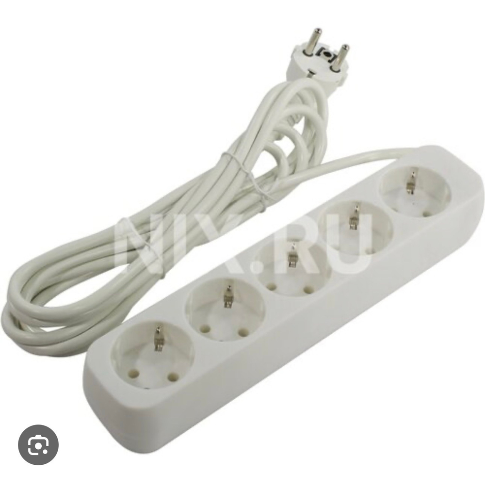 Удлинитель Defender E518 (5 розеток, 1.8 м.) белый