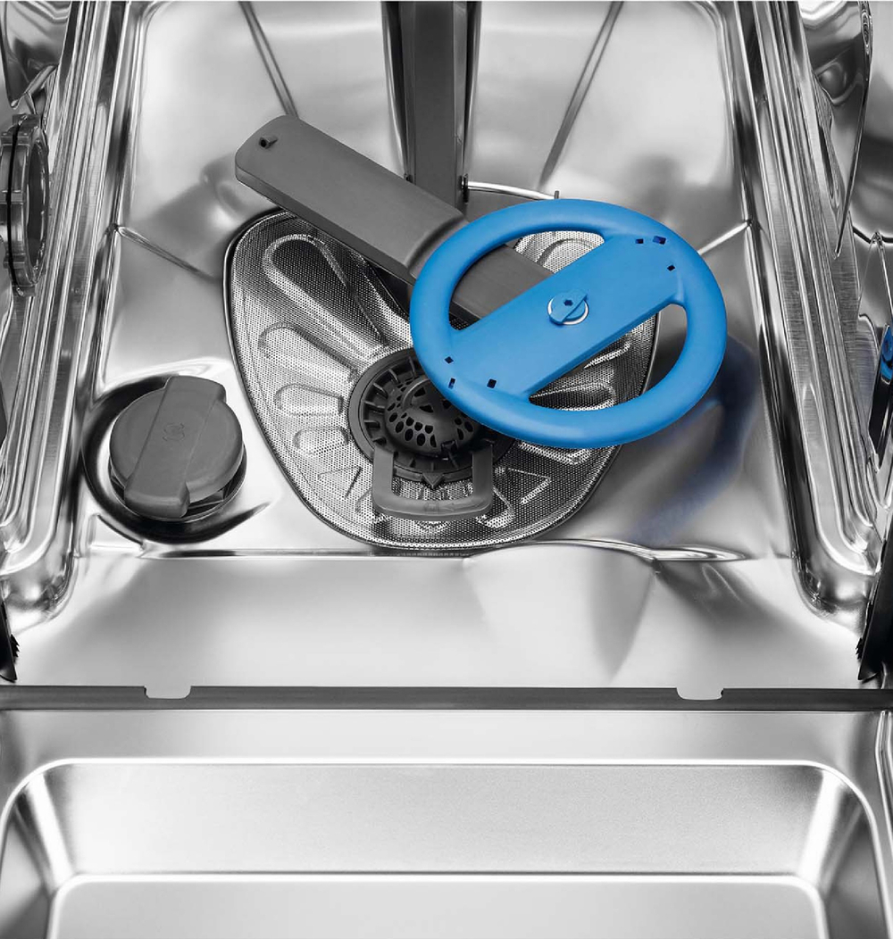 Узкая посудомоечная машина Electrolux SES42201SX (напольная, 9 персон, 8 программ)