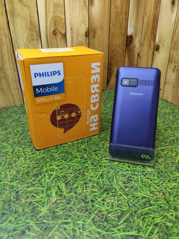 Сотовый телефон Philips Xenium E207 синий (Витринный)