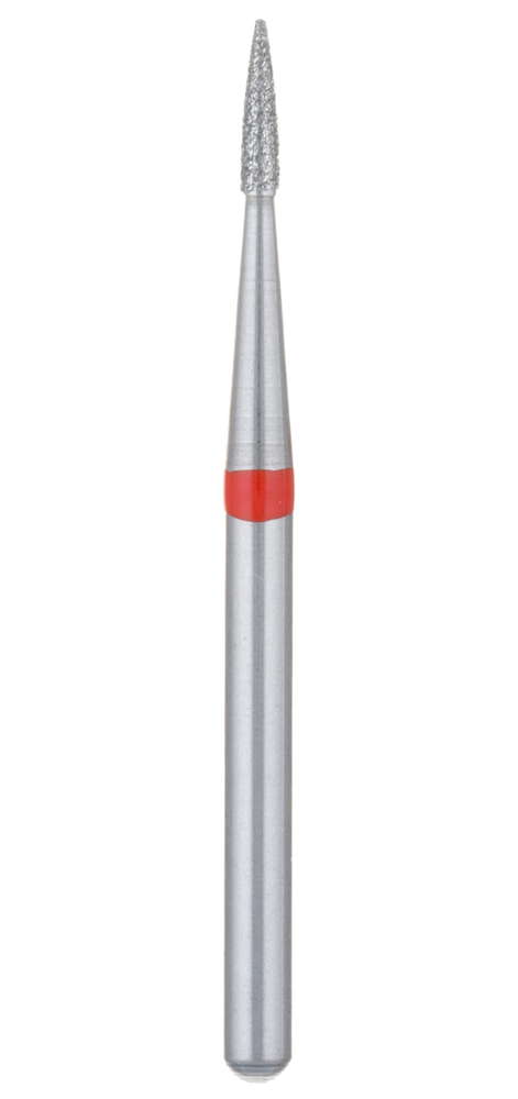 EDENTA F889.314.010 Алмазный бор 889 FG, d 1 мм, зернистость мелкая, форма пламя