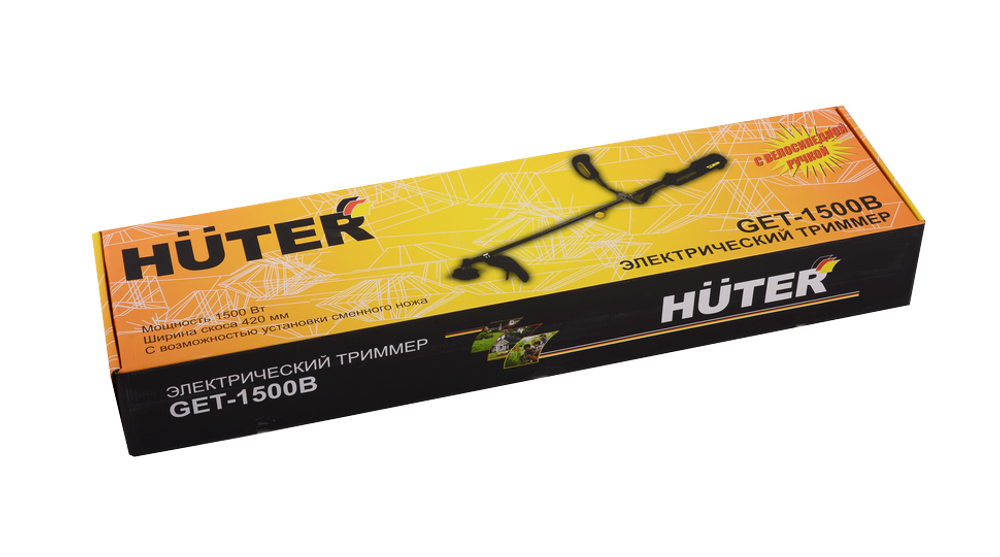 Триммер электрический Huter GET-1500B