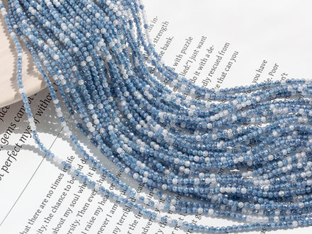 Фианиты микс 2мм, огранка (нить бусин)