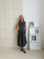 Сарафан Адель серый