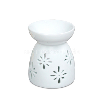 Аромалампа Снежинки (крупные) цвет белый 9 см