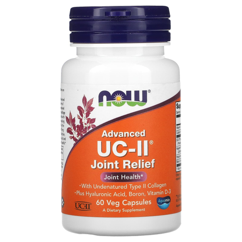 NOW Foods, Advanced UC-II® Joint Relief, 60 растительных капсул