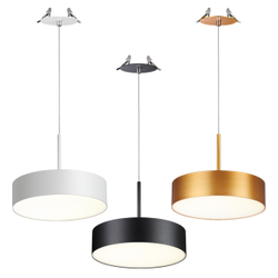 358766 SPOT NT21 448 матовое золото Светильник встраиваемый светодиодный, длина провода 2м IP20 LED 30W 4000K 2600Лм 100-265V PROMETA