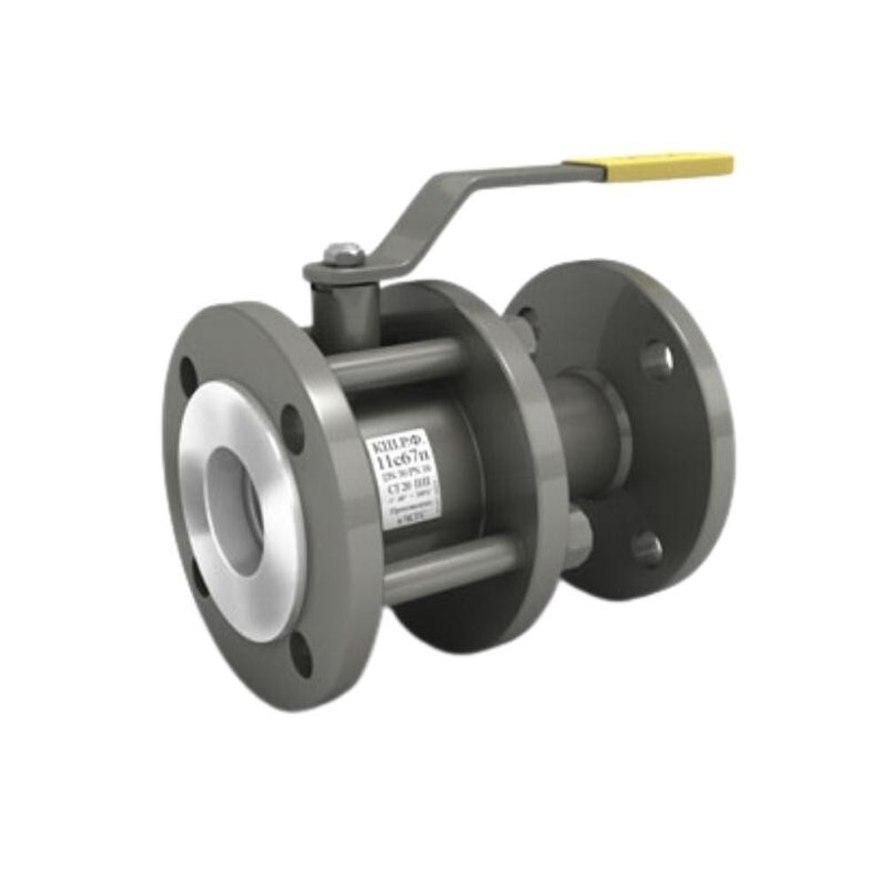 Кран стальной шаровой разборный LD 11с67п, DN-150 PN-16, длина-280мм, стандартнопроходной, фланцевый с ручкой под задвижку