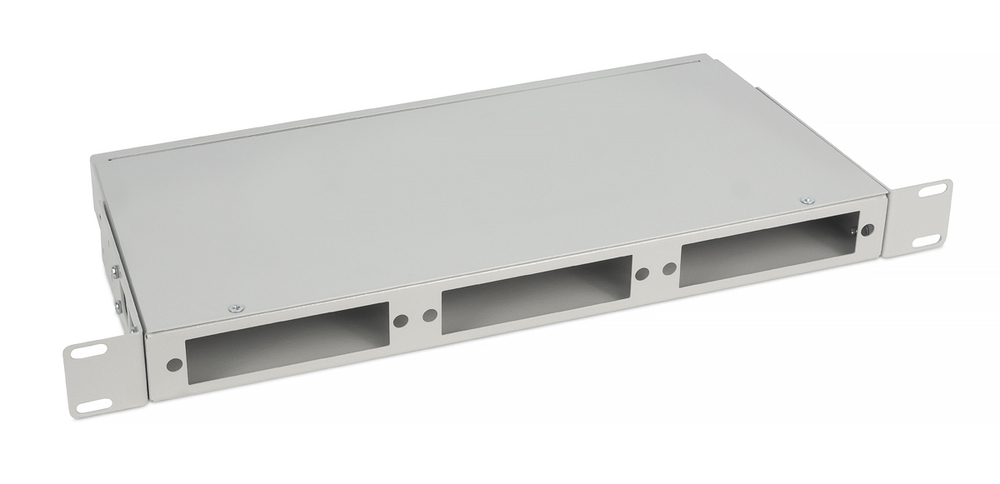 Кросс оптический стоечный  Cabeus FO-CS-19-3FP-GY