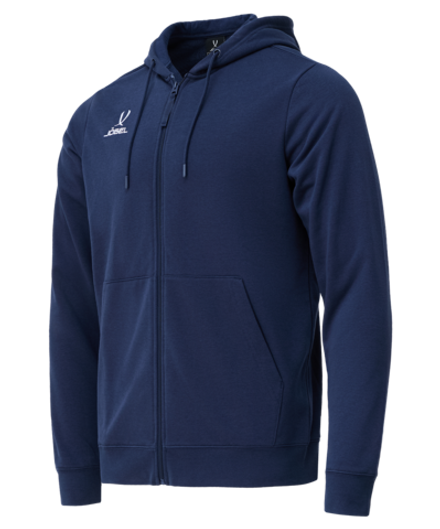 Худи на молнии ESSENTIAL Cotton Zip Hoodie, темно-синий